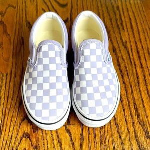 Checkered Slip On Vans
